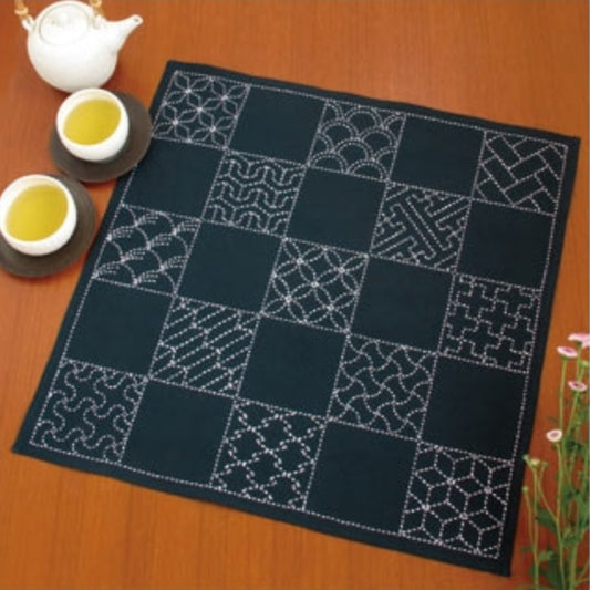Olympus Sashiko Kits - Pre printed Placemat