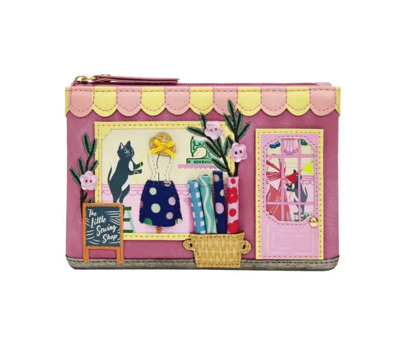 Vendula Sewing Shop - Raspberry Edition Zipper Coin Purse