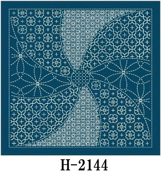Chiyogami Sashiko Sampler - Hana Temari - H-2144