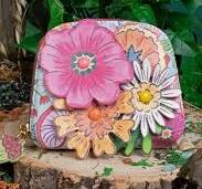 Fairy Village Folding Shopper and Coin Purse