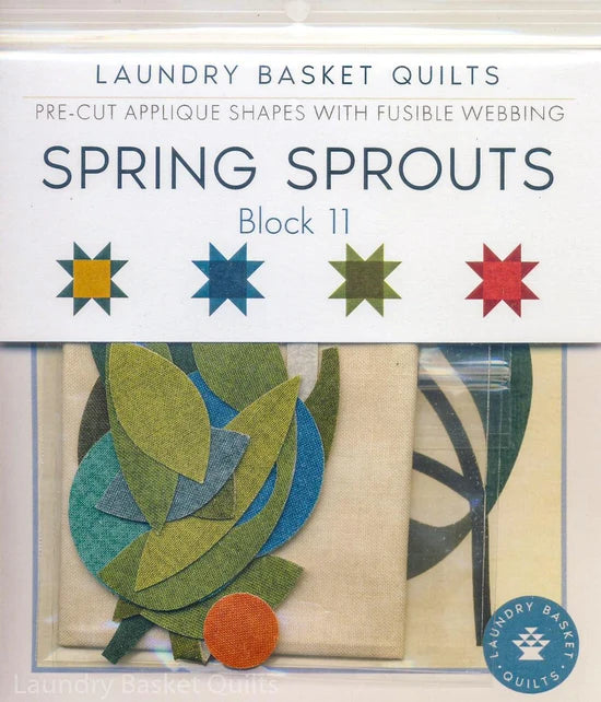 Spring Sprouts Fusible Applique Shapes - Block 11