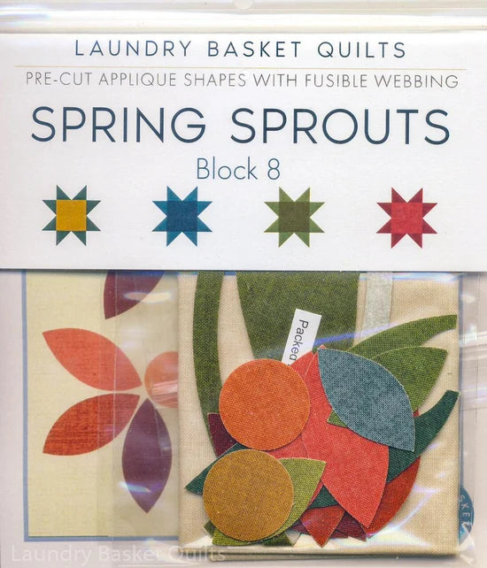 Spring Sprouts Fusible Applique Shapes - Block 8