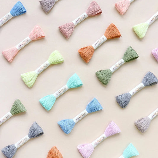 Olympus Sashiko Awai Iro Thread - Pastel Collection