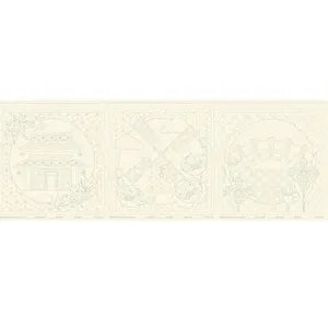 Devonstone Sashiko Panel : Little Scenes in Natural
