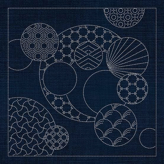 Little Stab Designs Japan Collection - Geometric Circles GC03