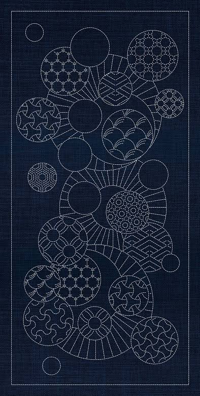 Little Stab Designs Japan Collection - Geometric Circles GC01