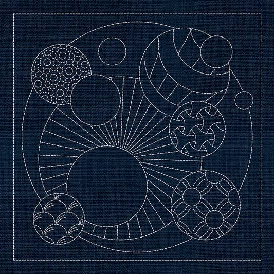 Little Stab Designs Japan Collection - Geometric Circles GC02