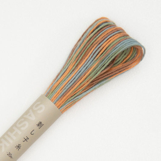 Olympus Sashiko Thread Variegated Colourful #91