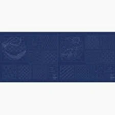 Devonstone Sashiko Panel : Ocean Life in Blue