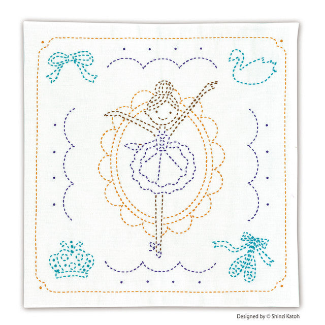 Olympus Sashiko Kit - Shinzi Katoh Swan Lake Ballerina